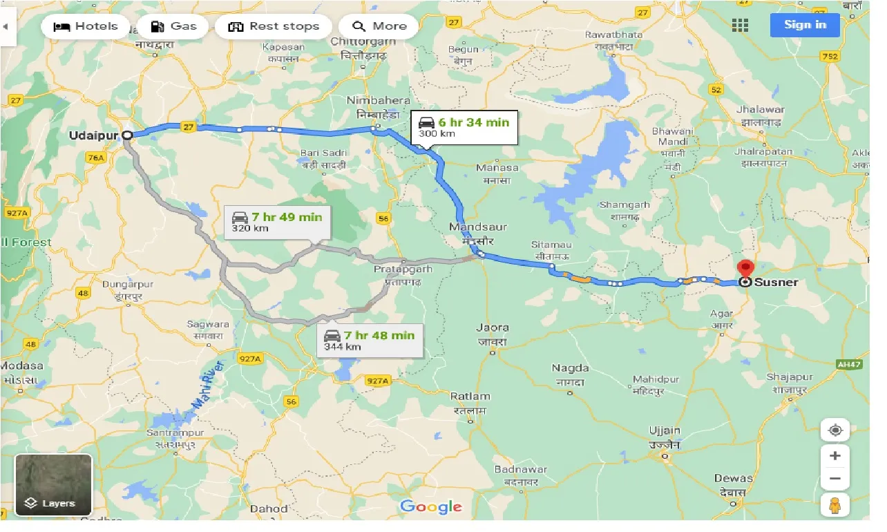 udaipur-to-susner-one-way