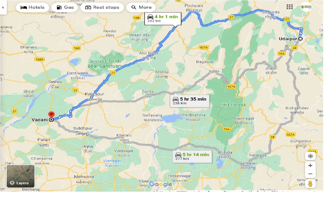 udaipur-to-vadani-one-way