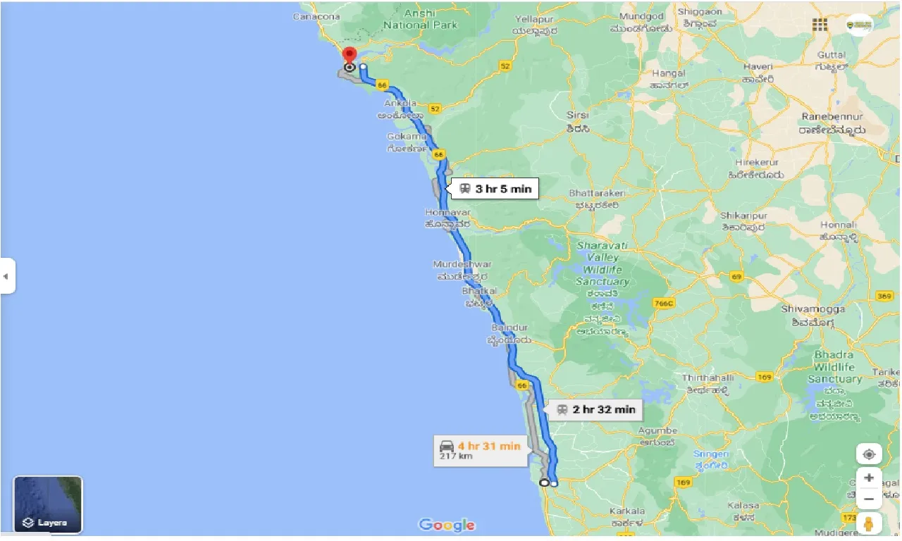 udupi-to-karwar-one-way