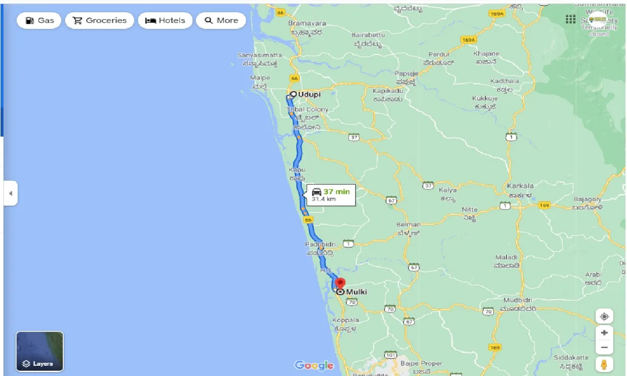 udupi-to-mulki-round-trip