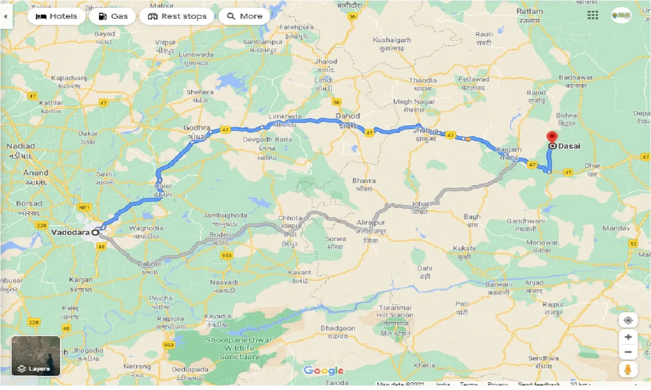 vadodara-to-dasai-round-trip