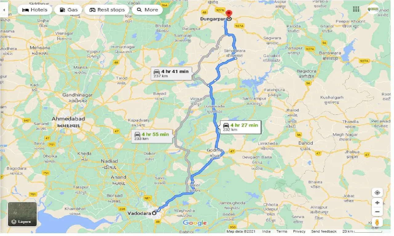 vadodara-to-dungarpur-one-way