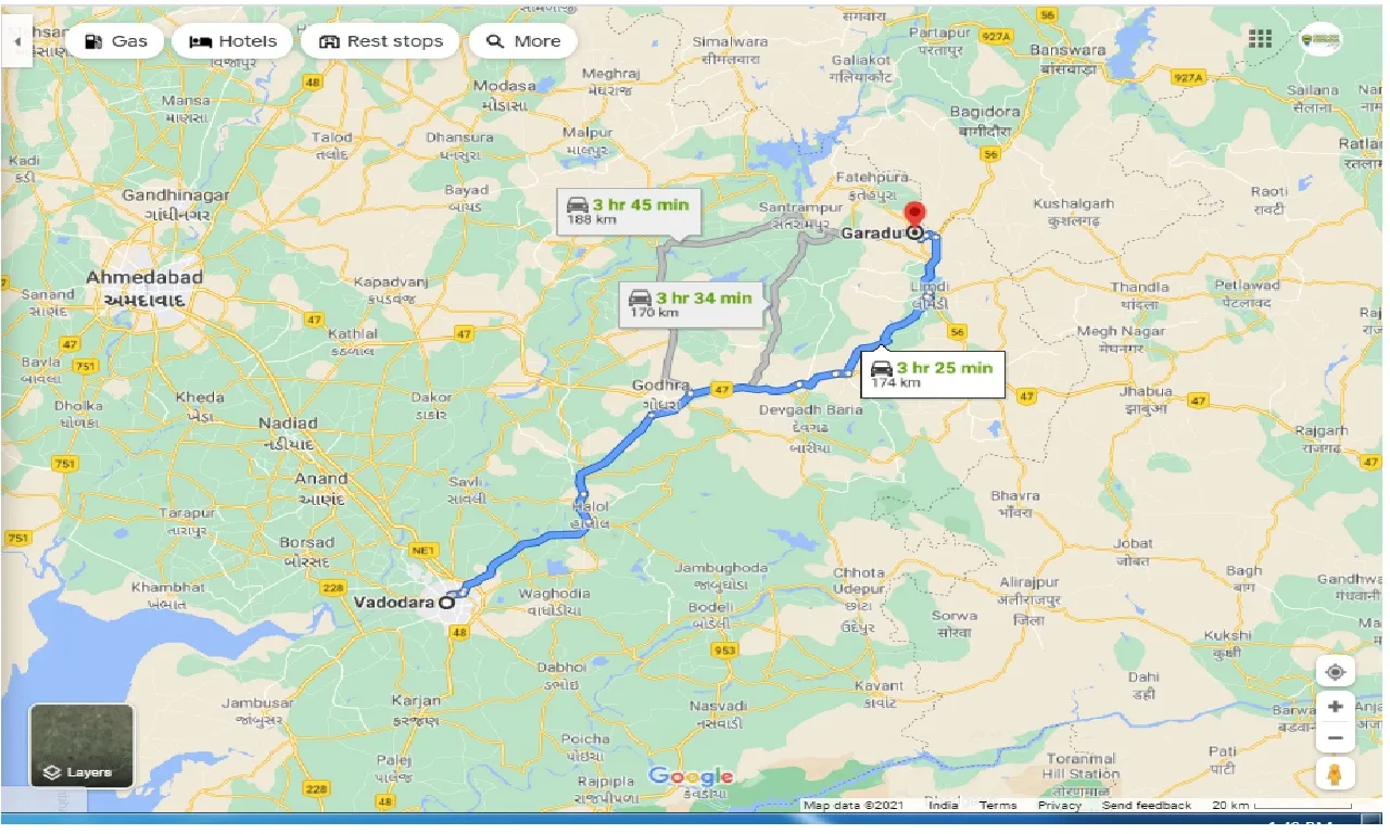 vadodara-to-garadu-round-trip