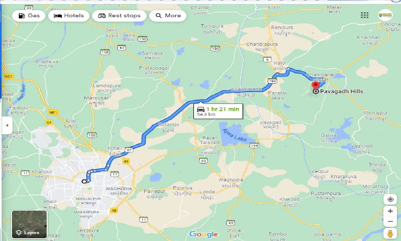 vadodara-to-pavagadh-round-trip