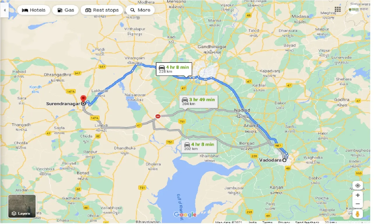 vadodara-to-surendra-nagar-round-trip