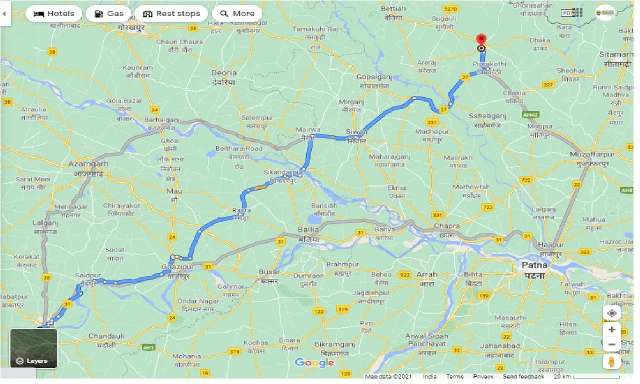 varanasi-to-motihari-one-way