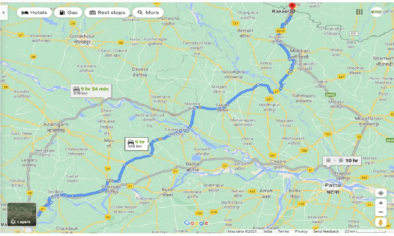 varanasi-to-raxaul-one-way