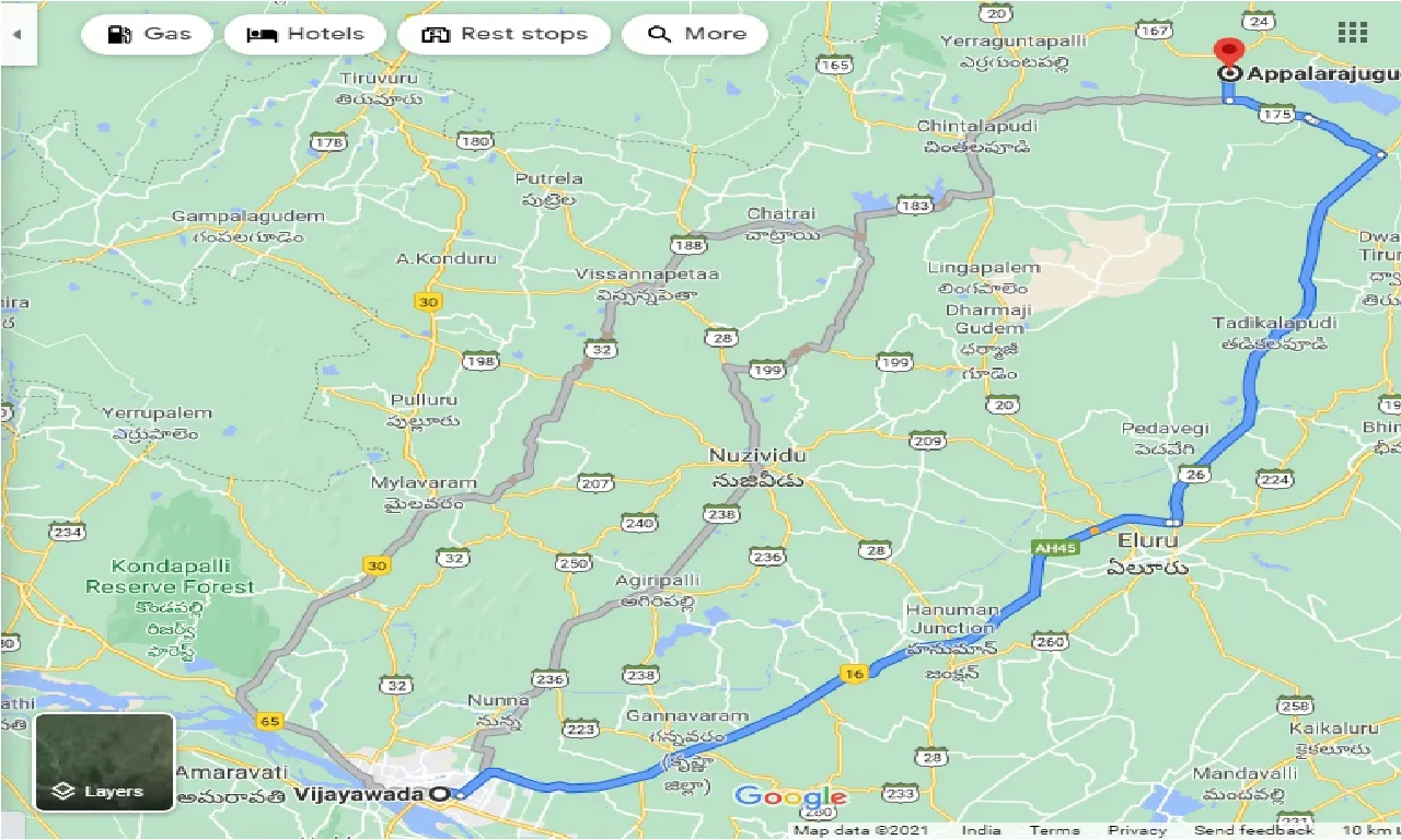 vijayawada-to-appalarajugudem-one-way