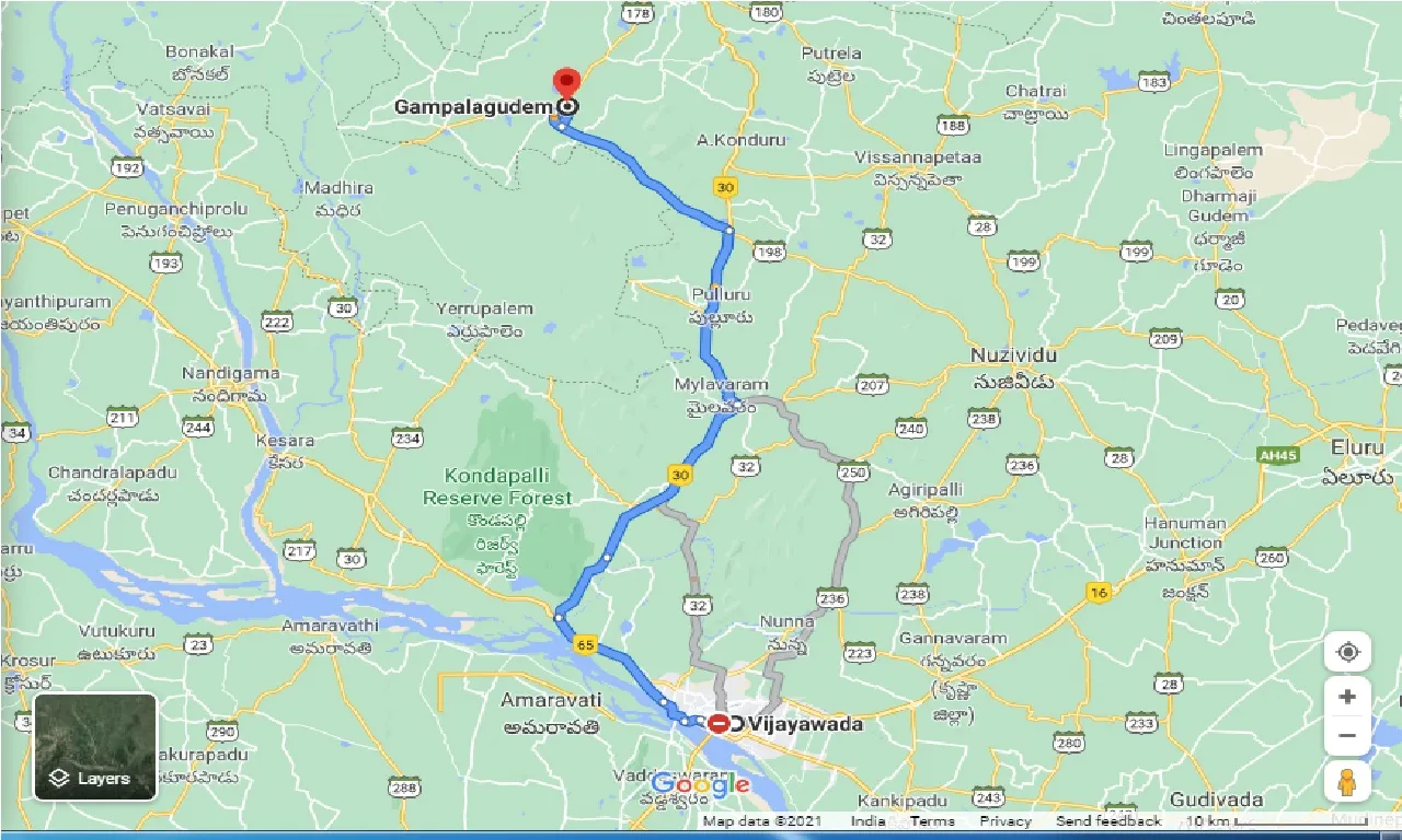 vijayawada-to-gampalagudem-one-way