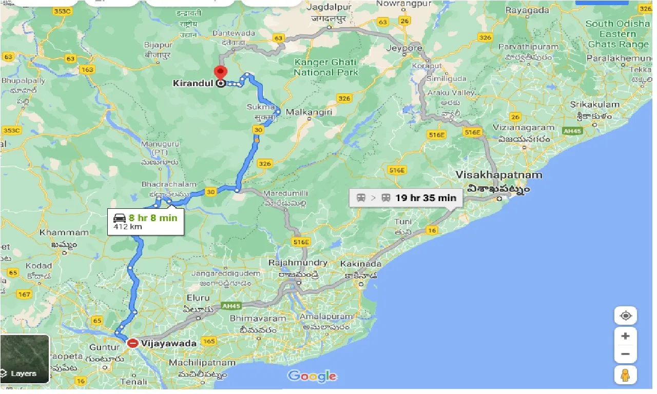 vijayawada-to-kirandul-taxi