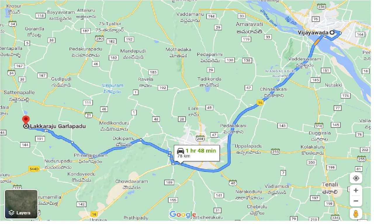 vijayawada-to-lakkaraju-garlapadu-one-way