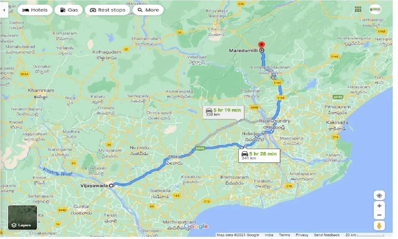 vijayawada-to-maredumilli--cabs