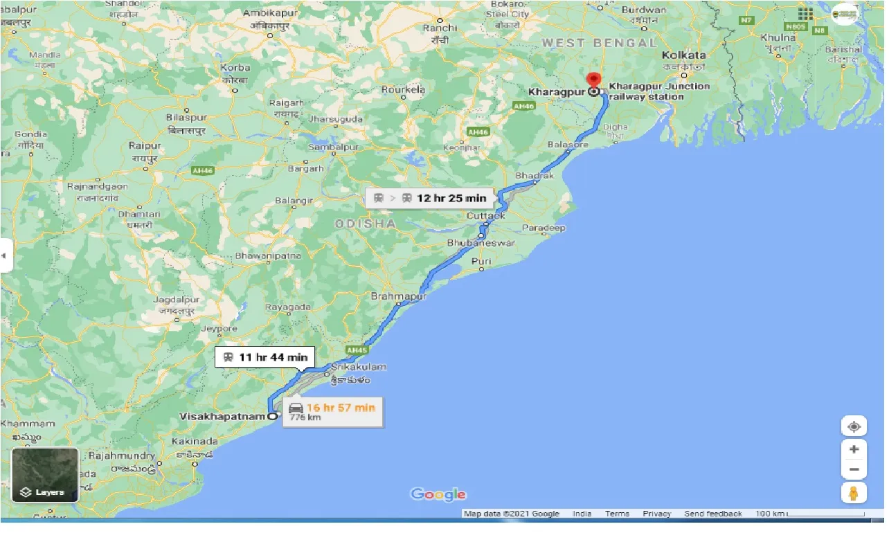 visakhapatnam-to-kharagpur-round-trip