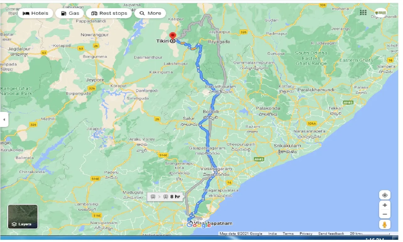 visakhapatnam-to-tikiri-round-trip