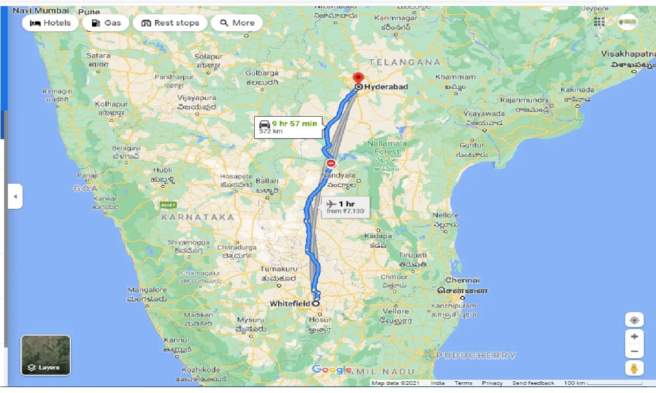 whitefield-to-hyderabad-one-way