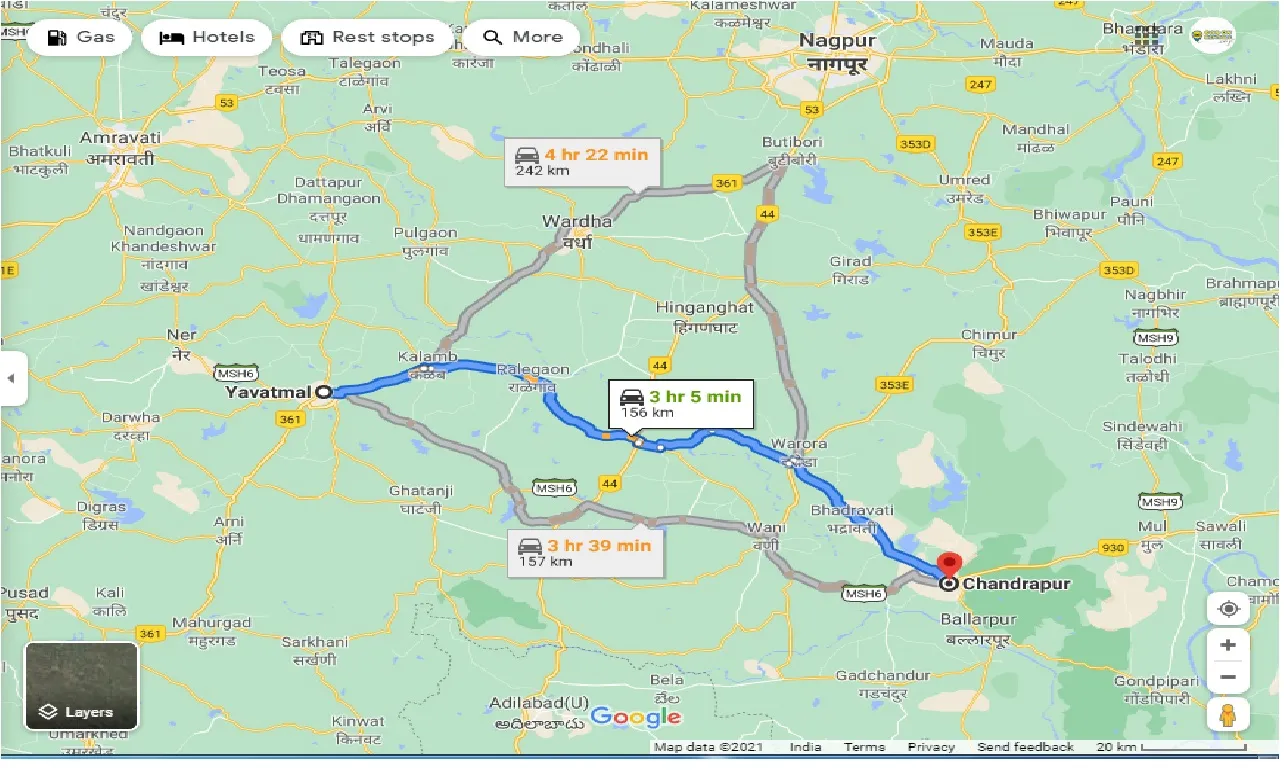 yavatmal-to-chandrapur-one-way