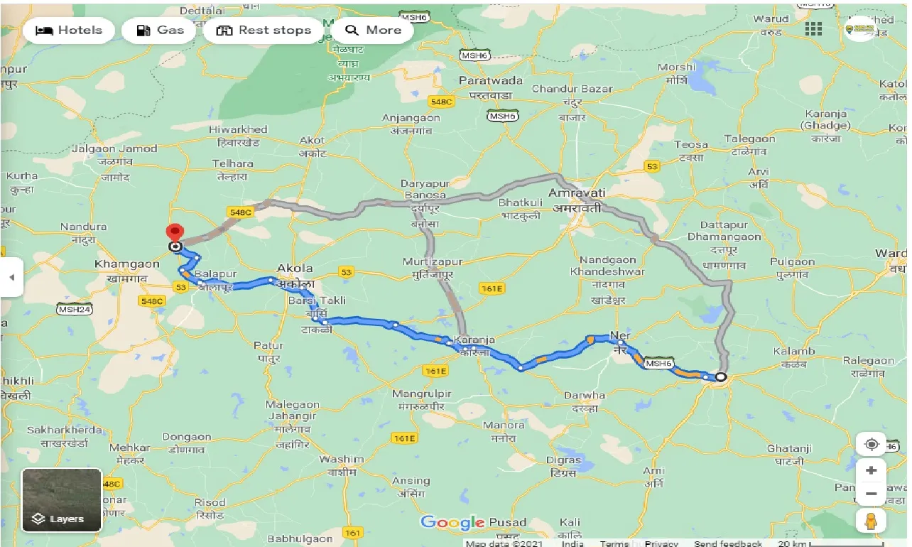 yavatmal-to-shegaon-one-way